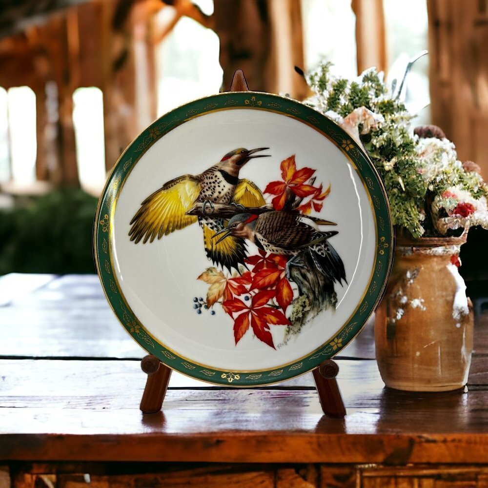 1990 Vintage Flickers The Songbirds of Roger Tory Peterson Collector Plates